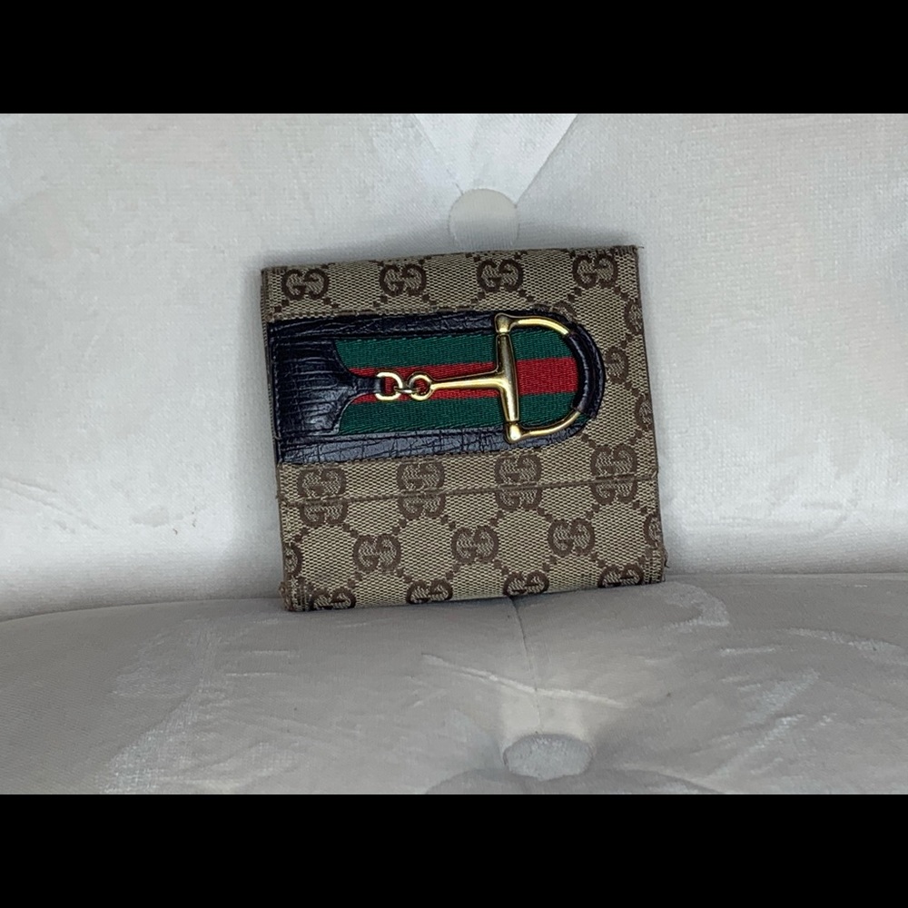 Vintage Gucci Horsebit short wallet